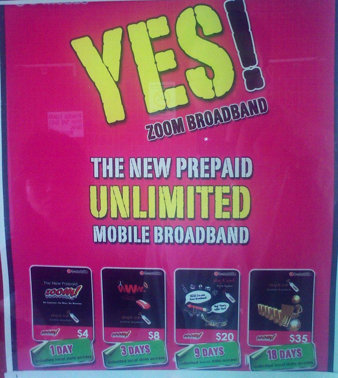 Prepaid Zoom Broadband Prepaid Zoom Broadband Poster