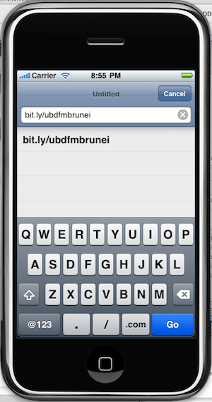 ubdfm ios web shortcut 1