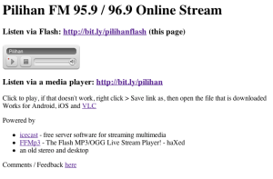 Pilihan Online Stream Page