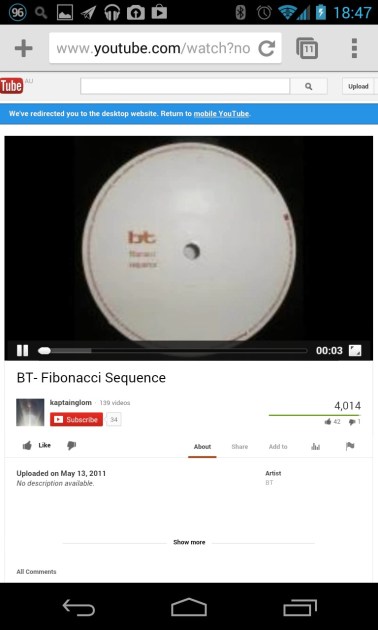 Youtube - Video now avalable for mobile